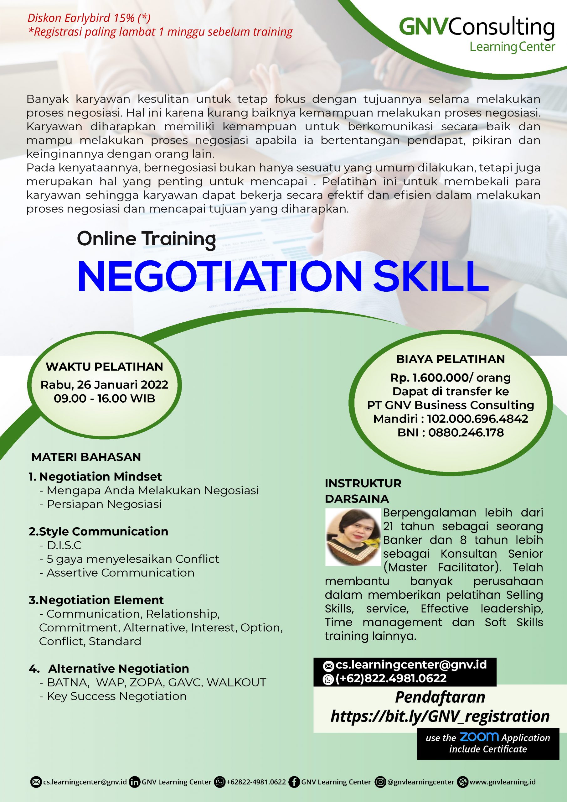 Negotiation Skills – Online Training